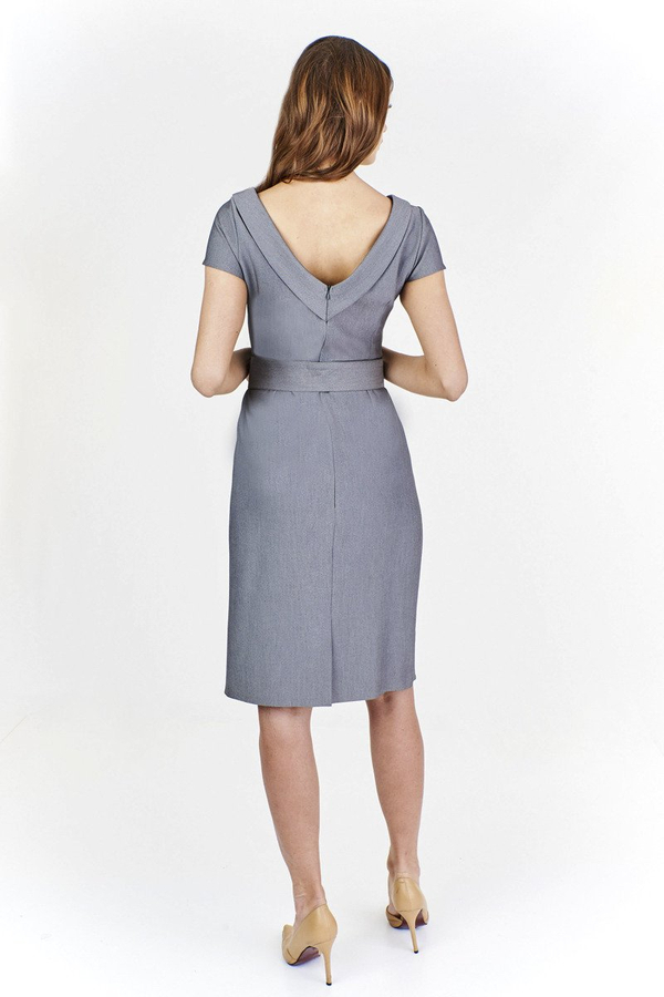 Sukienka FSU199 SZARY CIEMNY