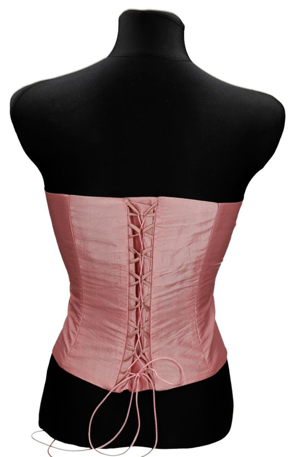 Gorset FGR082  RÓŻOWY JASNY  tafta