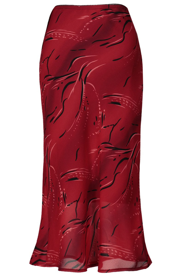 Spódnica FSP771 CZERWONY