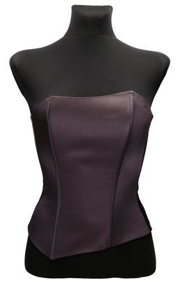 Gorset FGR000 ŚLIWKOWY CIEMNY