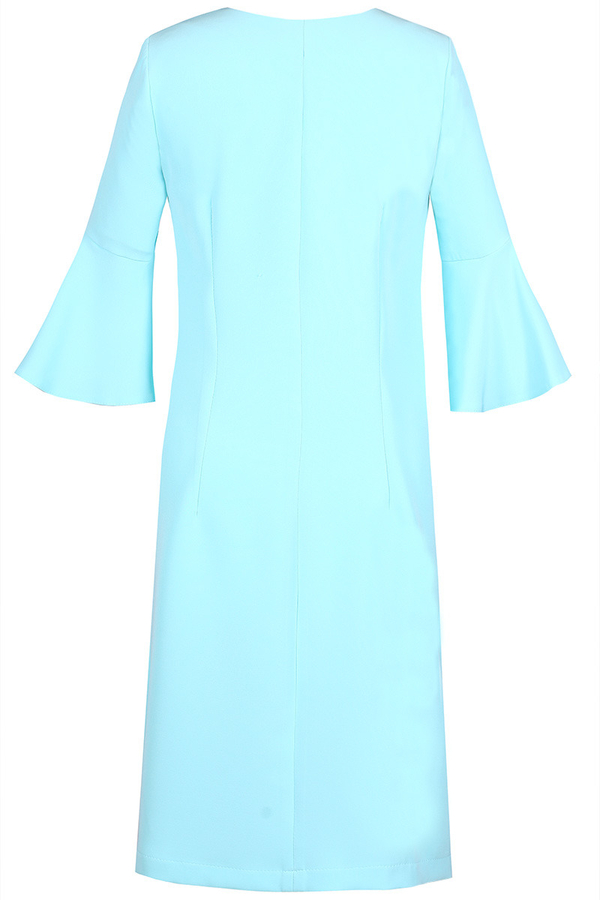 Sukienka FSU879 TURKUSOWY ŚREDNI