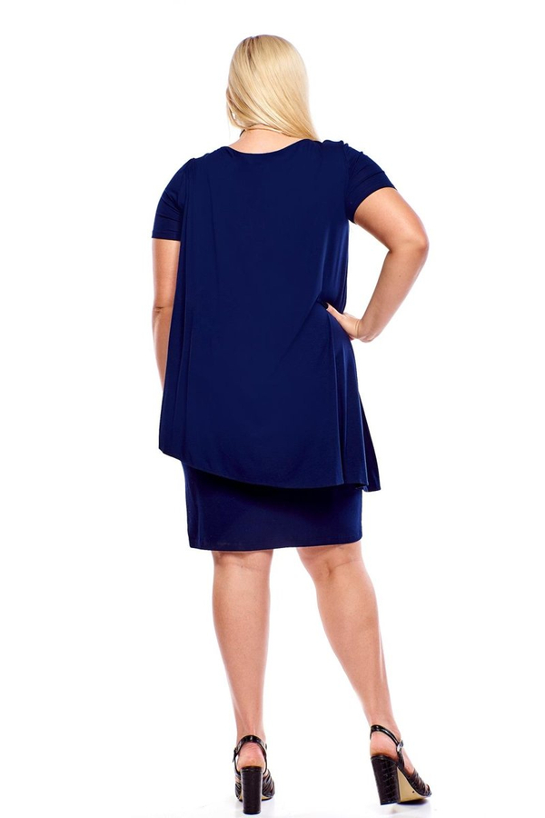 Sukienka FSU1001 GRANATOWY