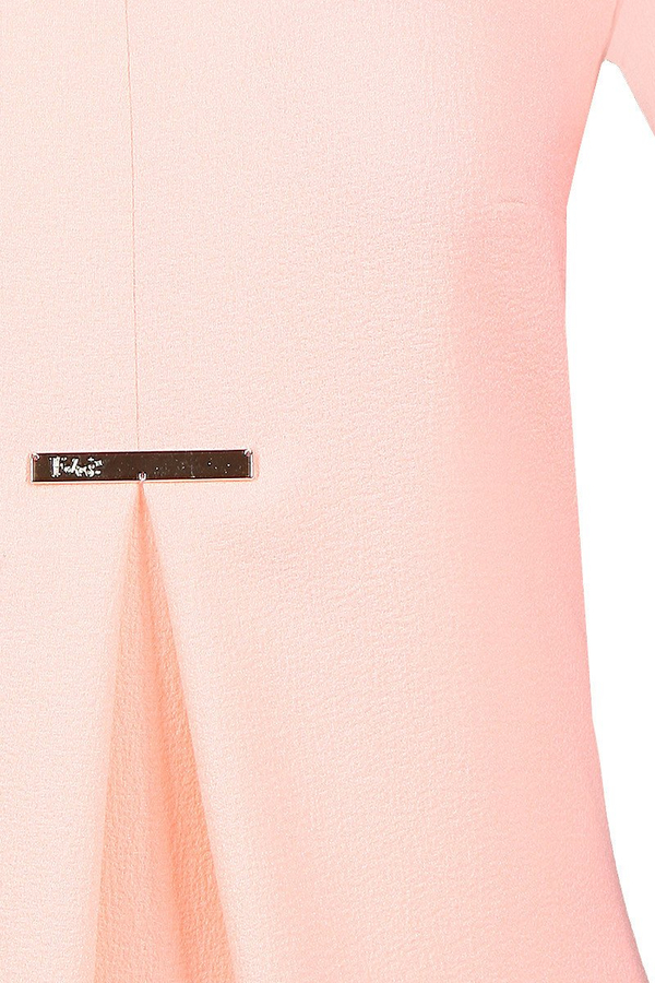 Sukienka FSU666 ŁOSOSIOWY JASNY