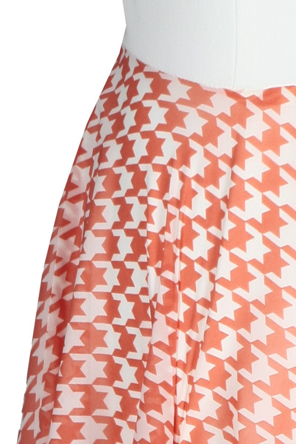 Sukienka FSU357 EKRI KORALOWY