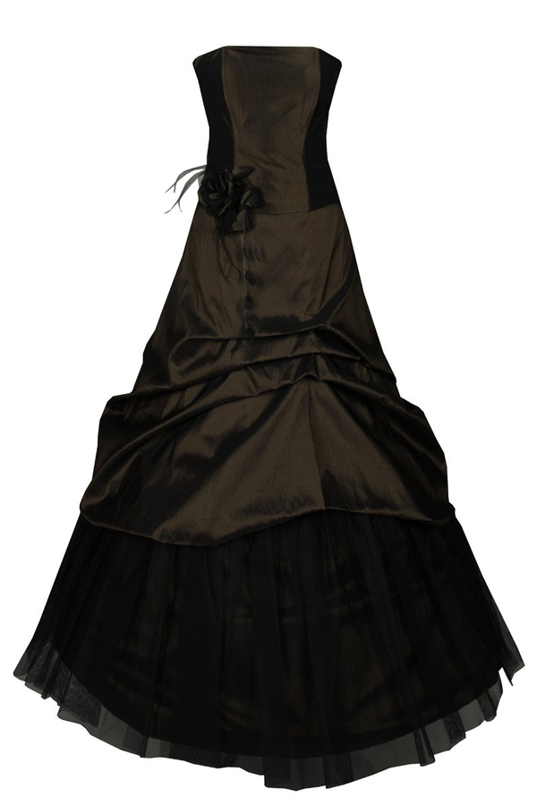 Sukienka FSU038 CZEKOLADOWY CIEMNY