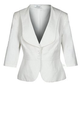 Garsonka FGA208 BIAŁY SREBRNA NIĆ