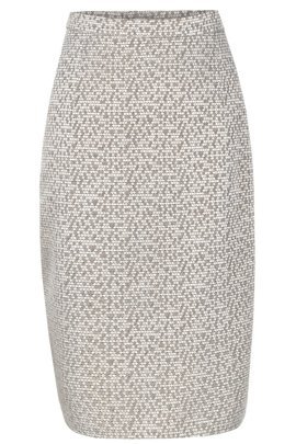 Spódnica FSP641 BEŻOWY ŚREDNI plaster miodu