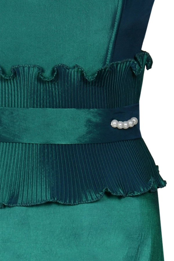 Sukienka FSU137 ZIELONY MORSKI