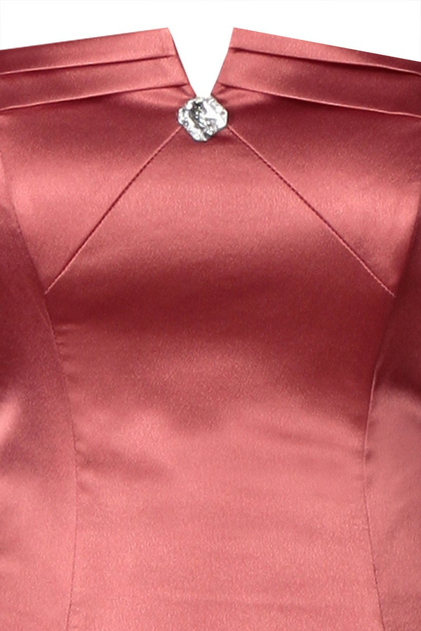 Sukienka FSU088 CEGLASTY