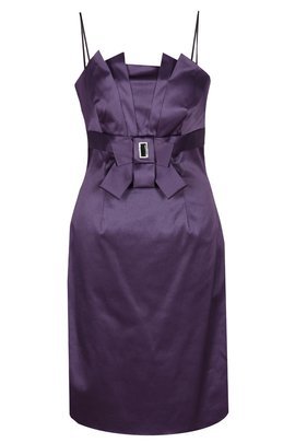 Sukienka FSU201 CHABROWY CIEMNY