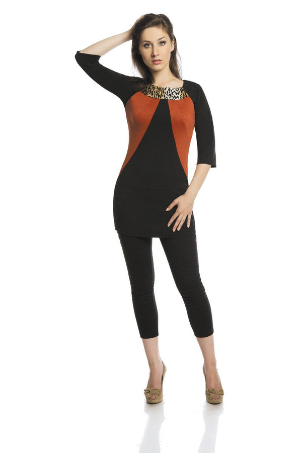 Tunic FTU305 BLACK RUST
