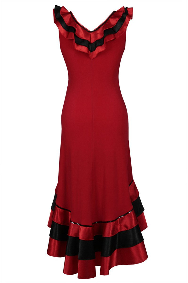 Sukienka FSU102 CZERWONY