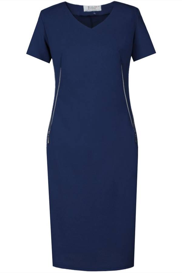 Sukienka FSU869  GRANATOWY JASNY