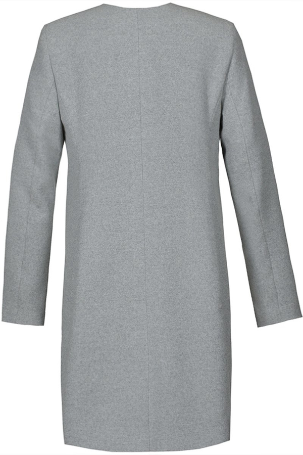 Płaszcz FPL793 SZARY JASNY