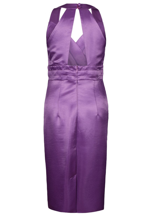 Sukienka FSU925 AMARANTOWY CIEMNY