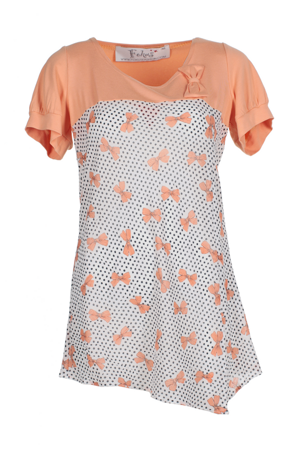 Tunic FTU380 WHITE ORANGE