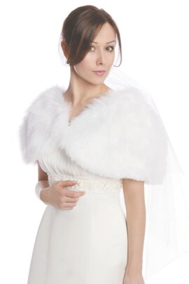 FET001 Fur Stole IVORY