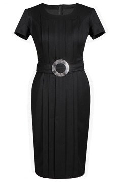 Sukienka FSU316 CZARNY