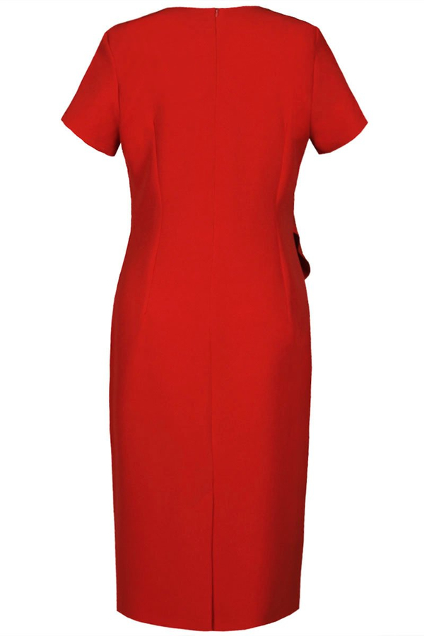 Sukienka FSU782 CZERWONY