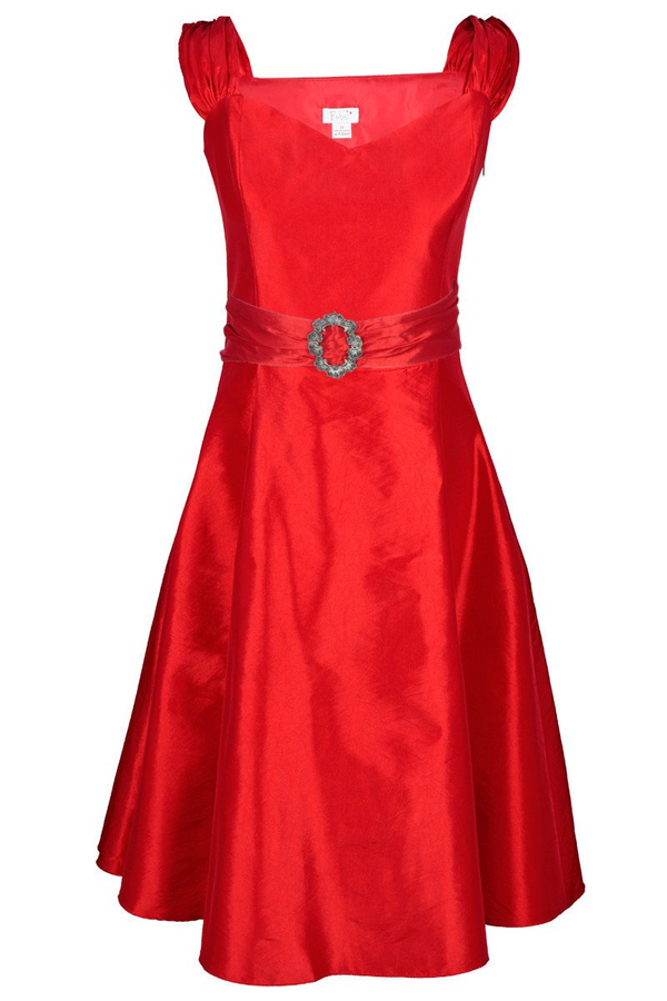 Sukienka FSU135 CZERWONY