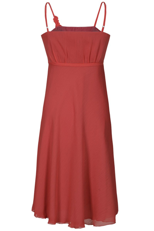 Sukienka FSU256 CZERWONY CEGLASTY