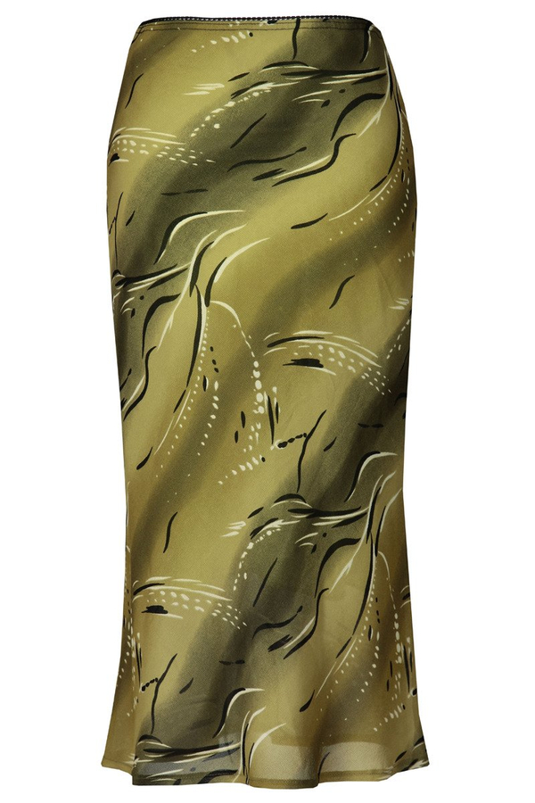 Spódnica FSP771 SELEDYNOWY CIEMNY