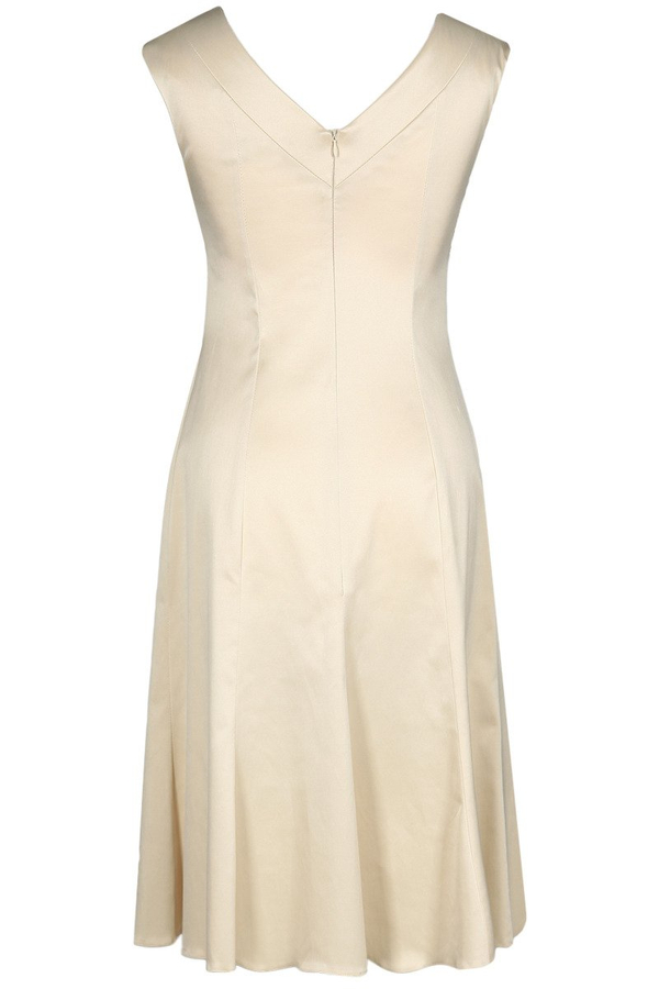 Sukienka FSU659 BEŻOWY