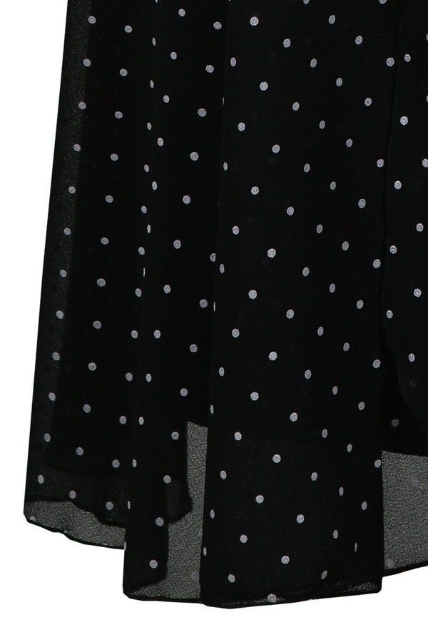 Sukienka FSU184 CZARNY BIAŁY