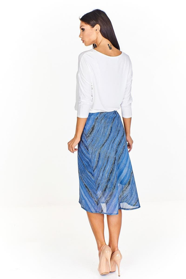 Spódnica FSP771 NIEBIESKI CIEMNY