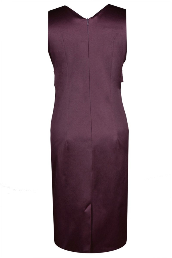 Sukienka FSU189 BAKŁAŻAN