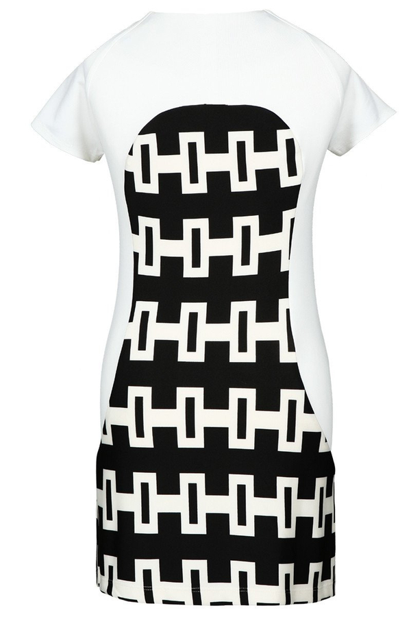 Tunika FTU1158 EKRI+CZARNY