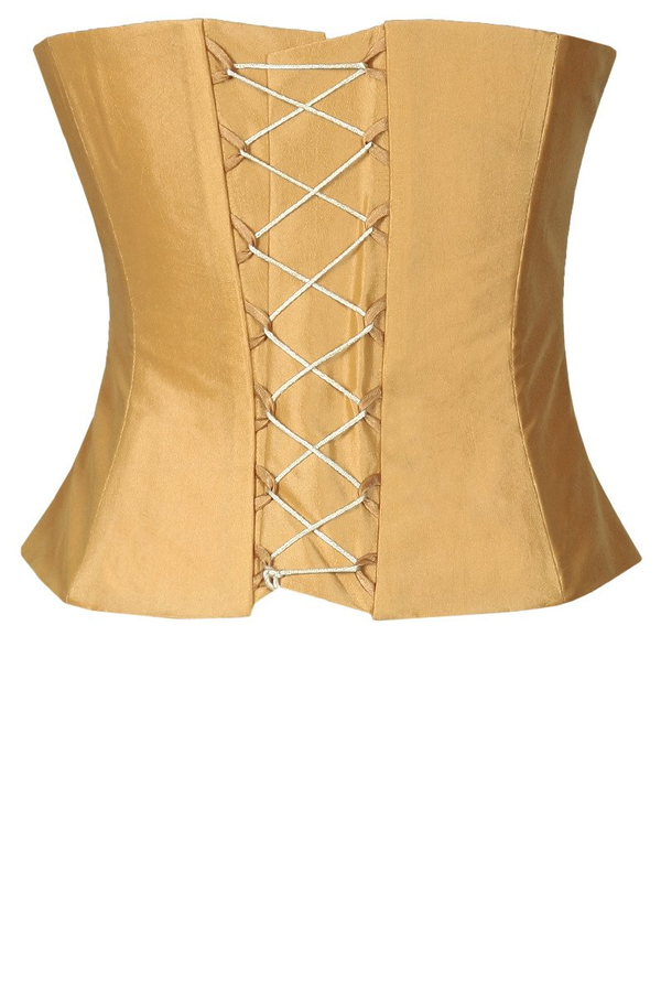 Gorset FGR042 ZŁOTY  tafta