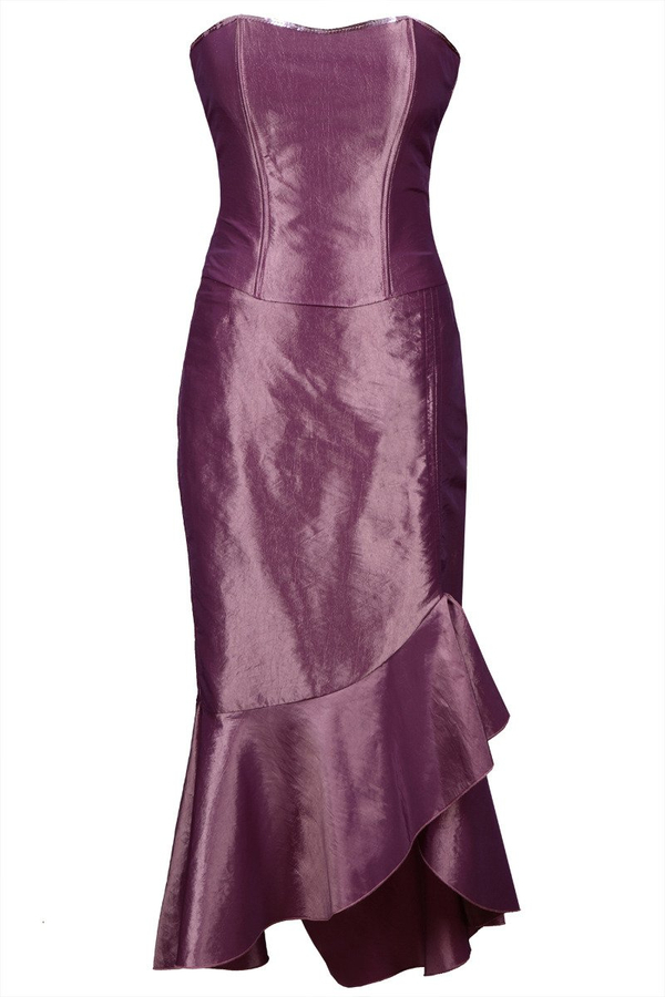 Sukienka FSU031 RÓŻOWY BRUDNY