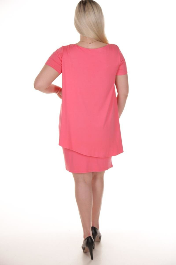 Sukienka FSU689 KORALOWY