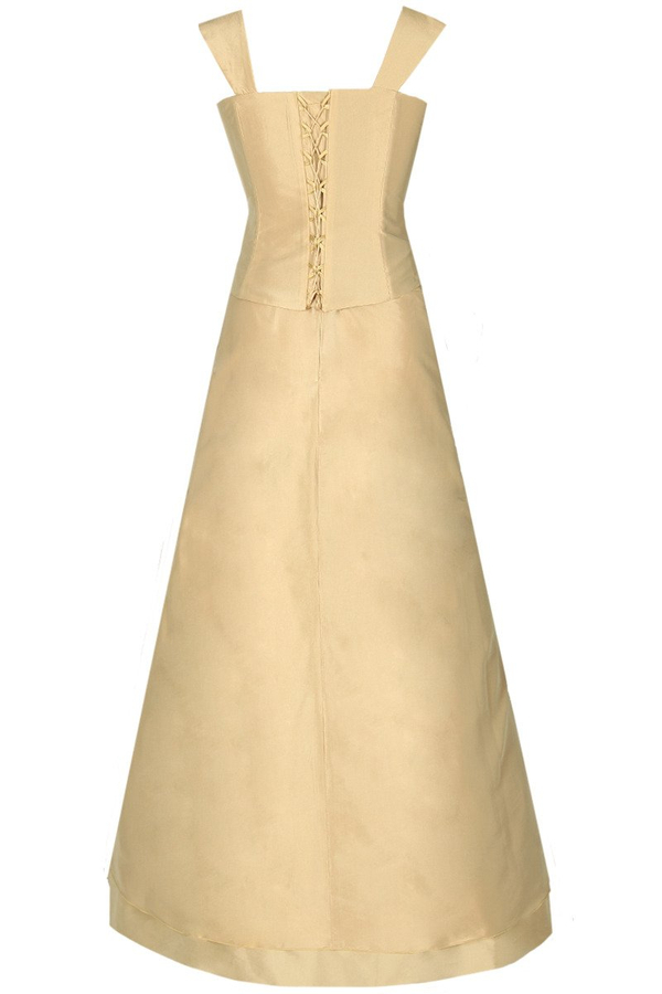 Sukienka FSU059 EKRI CIEMNY