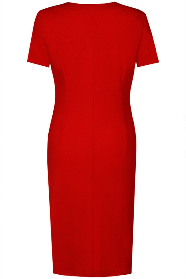 Sukienka FSU869  CZERWONY MOCNY