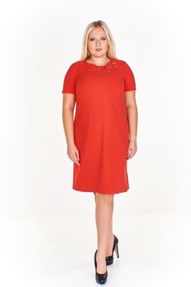 Sukienka FSU1110 KORALOWY