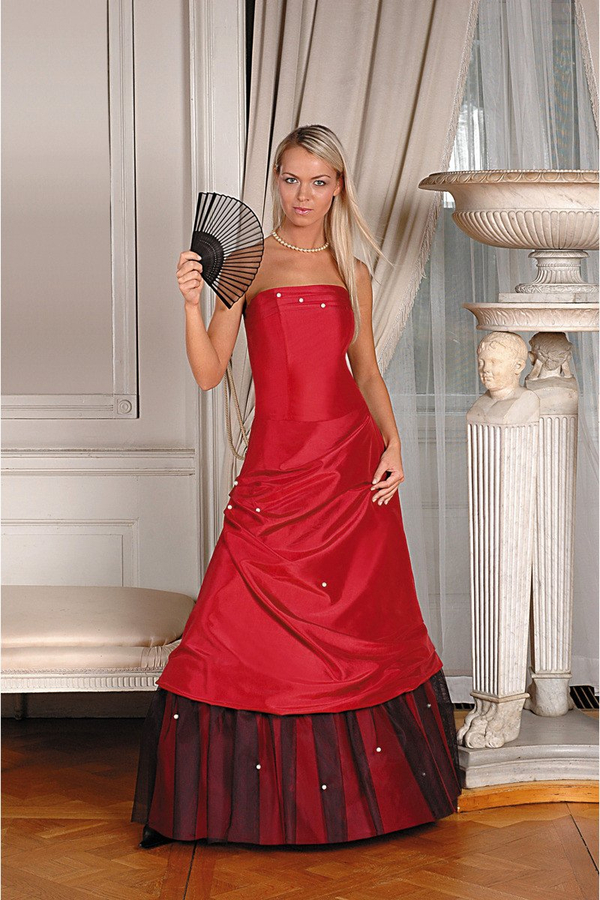 Sukienka FSU075 CZERWONY