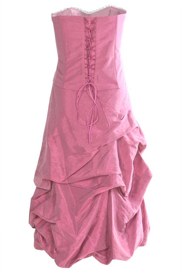 Sukienka FSU134 AMARANTOWY ŚREDNI