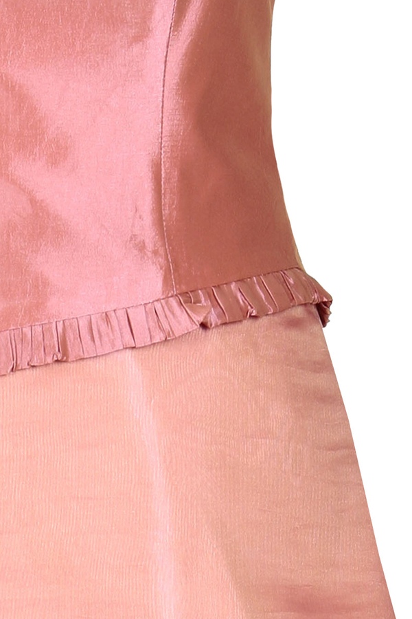 Sukienka FSU076 RÓŻ ŚREDNI