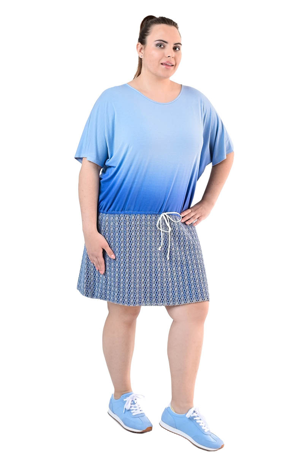 Tunika FTU1081 NIEBIESKI ombre