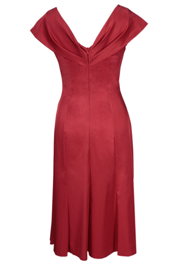 Sukienka FSU192 CZERWONY