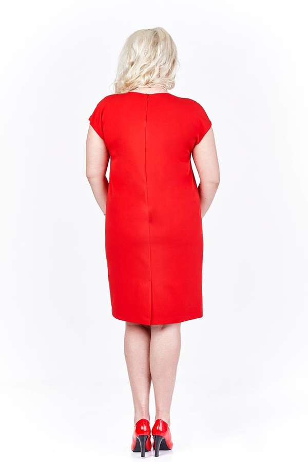Sukienka FSU865 CZERWONY