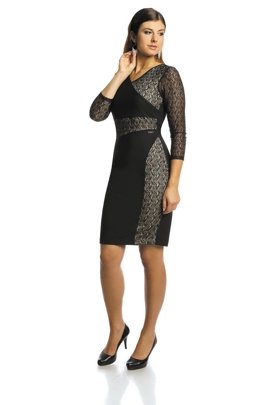 Sukienka FSU471 CZARNY