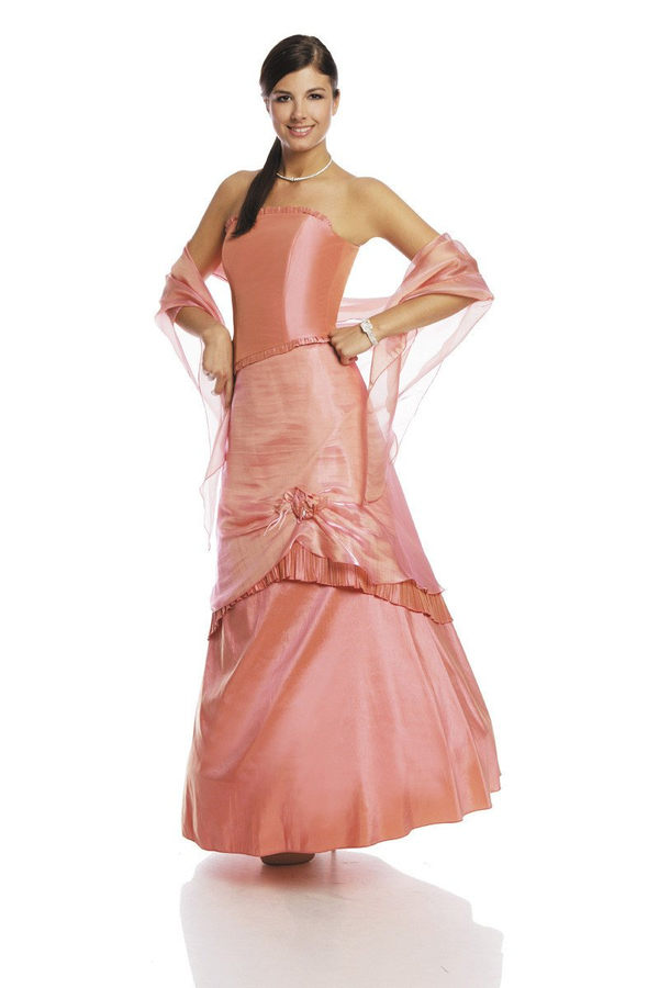 Sukienka FSU076 RÓŻ ŚREDNI