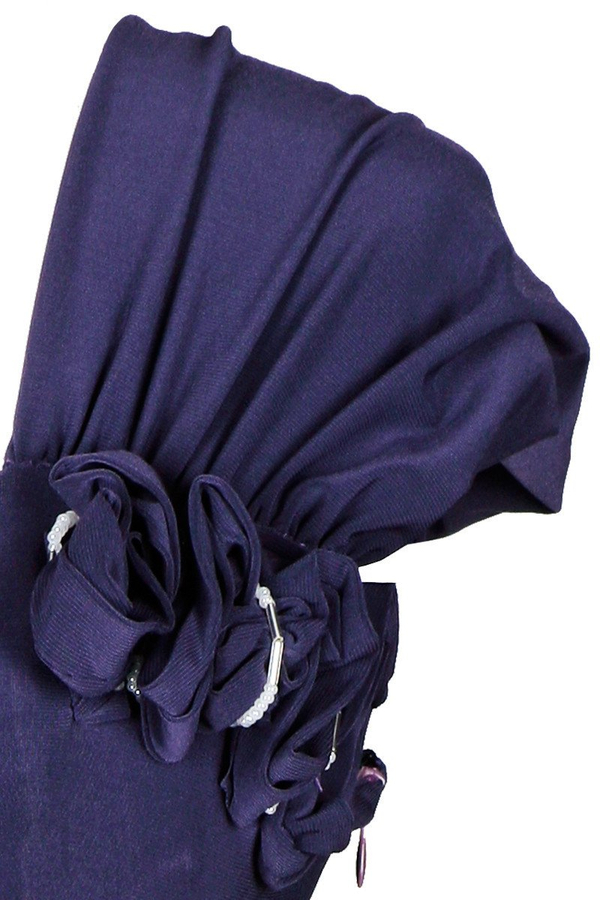 Sukienka FSU198 ŚLIWKOWY CIEMNY