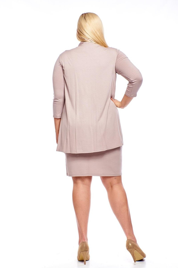 Sukienka FSU1010 CAPPUCCINO