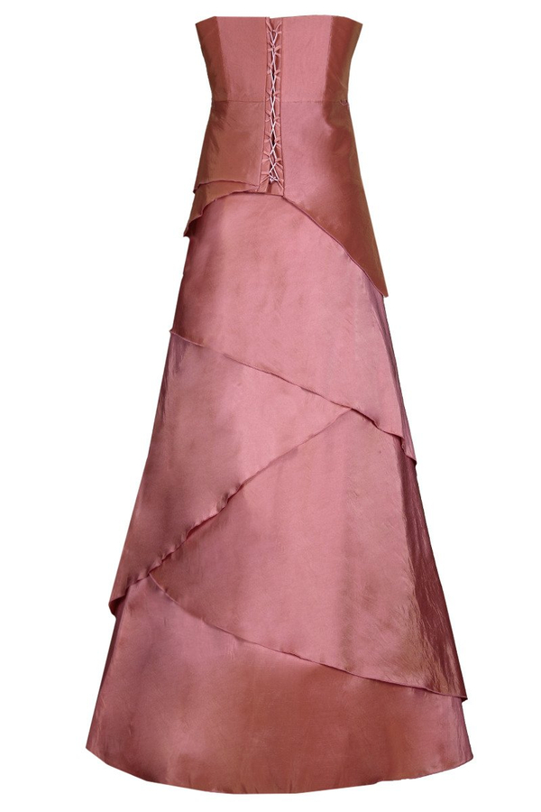 Sukienka FSU072 RÓŻOWY ŚREDNI