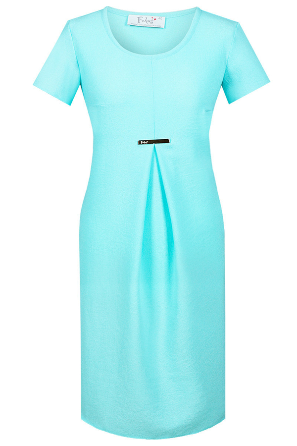 Sukienka FSU666 TURKUSOWY