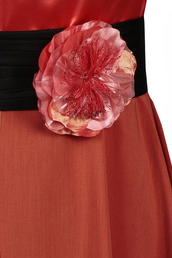 Sukienka FSU184 CEGLASTY